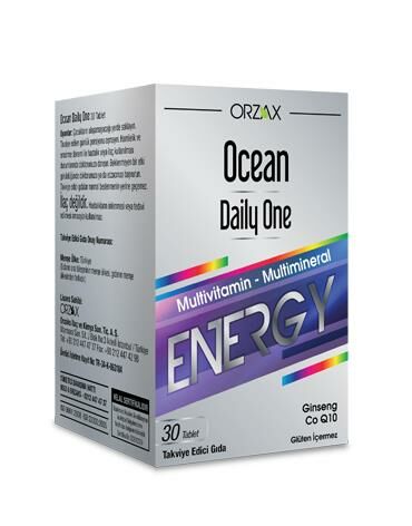 Orzax Ocean Daily One Energy 30 Tablet SKT:03.26