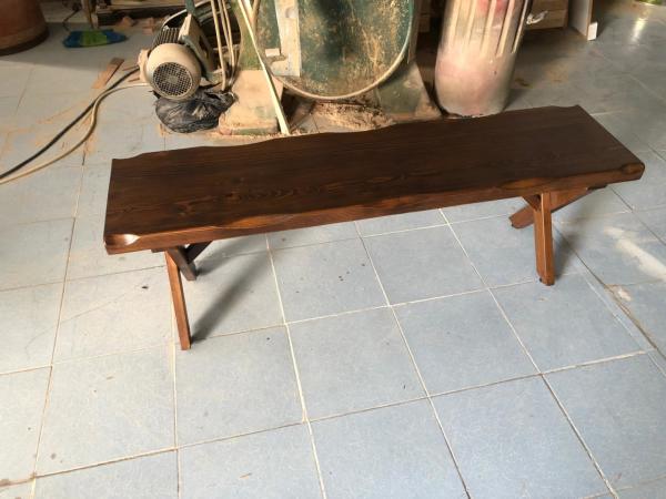 Kütük Bench Bank 35x120