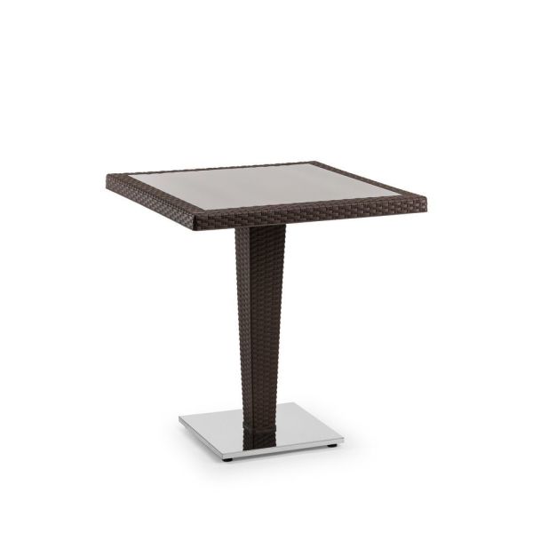 Venge Rattan Bahçe Masası Her Alan İçin Şık ve Dayanıklı Çözüm