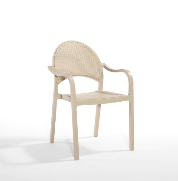 Cappucino Bahçe Masa Sandalye Takımı 6 Kişilik 90x150