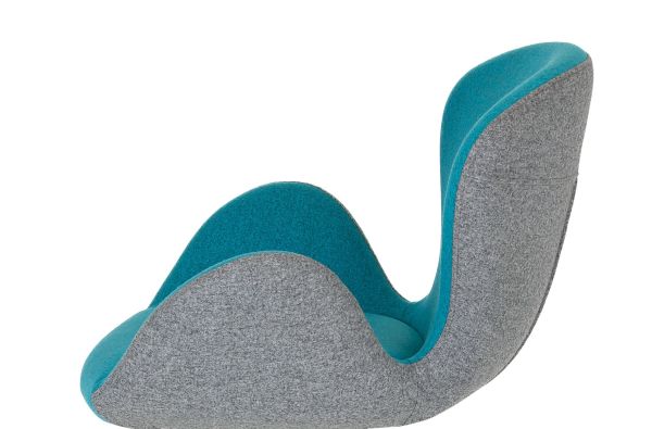 Poyraz Ahşap Siyah Ayak Salon ve Yemek Sandalyesi – Gri & Mavi Kaşe Kumaş, Ergonomik, Dekoratif, Cafe, Restoran, Otel, Lobi, Yemek Odası Sandalyesi