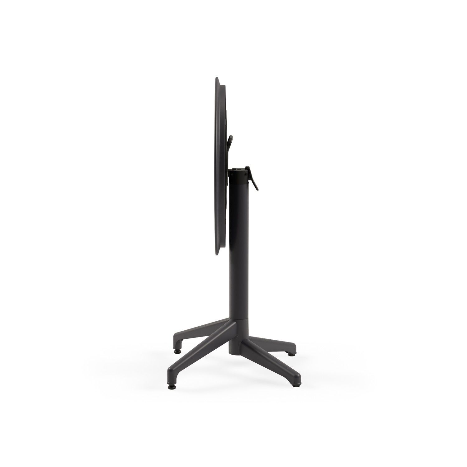 Antrasit Katlanabilir Yuvarlak Bahçe Masası 60 cm