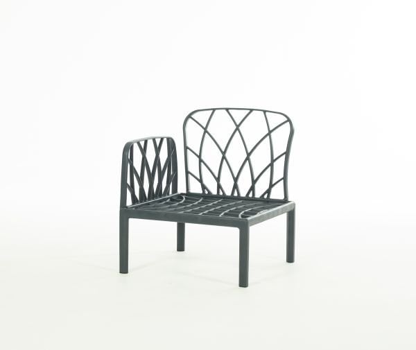 Antrasit Bej Minderli Dış Mekan Bahçe Koltuğu