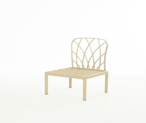 Cappucino Gri Kumaş Minderli Tekli Bahçe Koltuğu