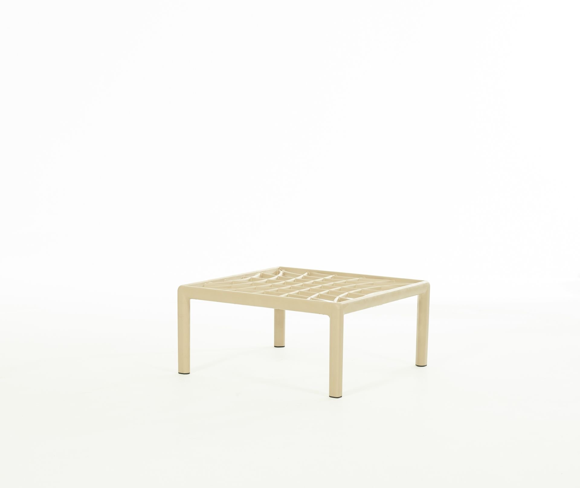 Cappucino Temperli Camlı Dış Mekan Bahçe Sehpası