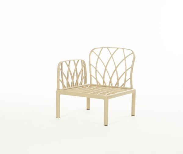 Cappucino Gri Kumaş Camlı Sehpa İkili Bahçe Koltuğu Takımı