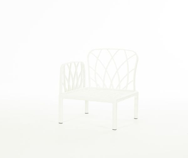 Beyaz Bej Kumaş Camlı Sehpa 2 Kişilik Bahçe Koltuğu Takımı