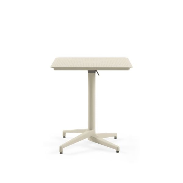 Bej Katlanır Bahçe Masa Sandalye Takımı 2 Kişilik