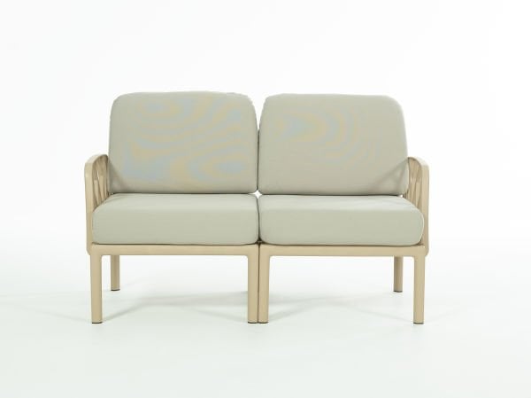 Cappucino Bej Minderli 4 Kişilik Sehpalı Bahçe Koltuk Takımı