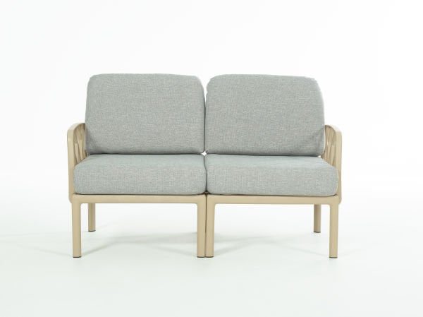 Cappucino Gri Minderli 4 Kişilik Sehpalı Bahçe Koltuğu Seti