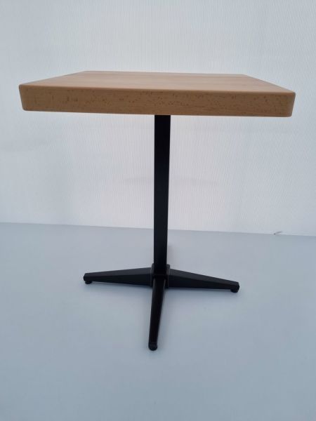 Naturel Kayın Kütük Cafe Masası 60x60.cm