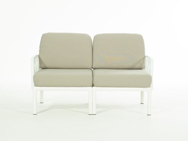 Beyaz Bej Minder 4 Kişilik Sehpalı Bahçe Koltuğu Takımı