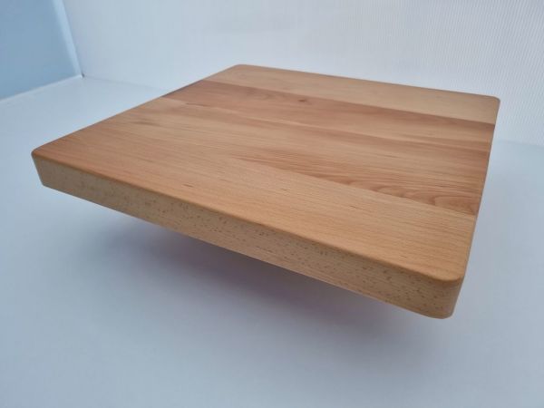 Kayın Kütük Cafe Masa Üstü Tablası 60x60.cm