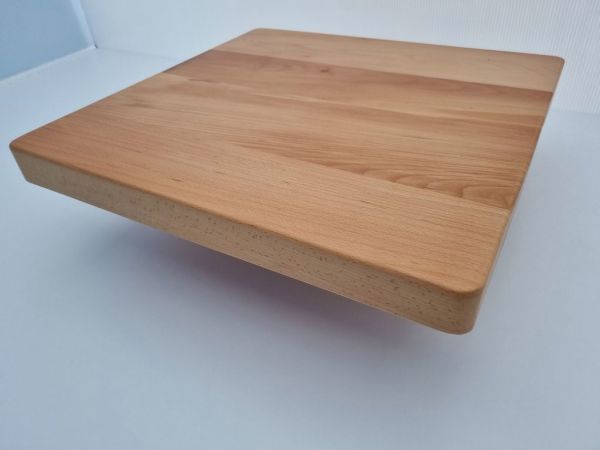 Kayın Kütük Cafe Masa Üstü Tablası 60x60.cm