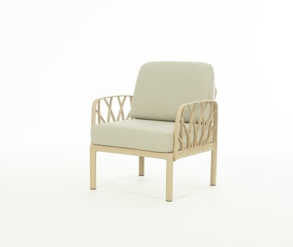 Cappucino Bej Minder 5 Kişilik Sehpalı Bahçe Koltuk Takımı