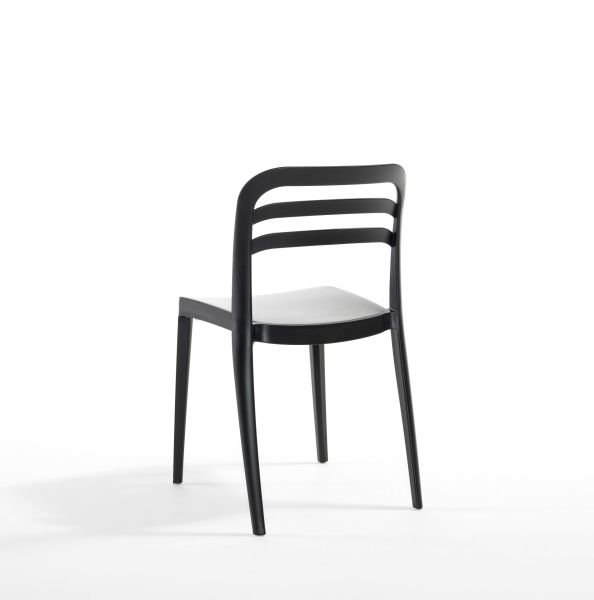 Siyah 4 Kişilik 80x80 cm Masa Sandalye Takımı Otel Kafe Restoran Balkon Teras ve Bahçe