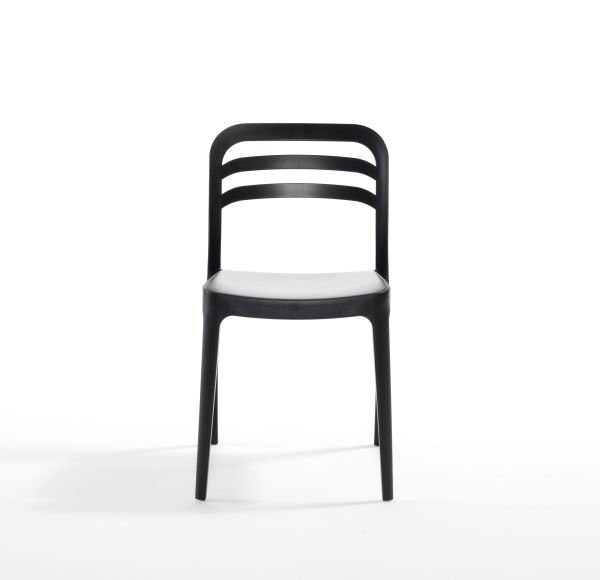 Siyah 4 Kişilik 80x80 cm Masa Sandalye Takımı Otel Kafe Restoran Balkon Teras ve Bahçe