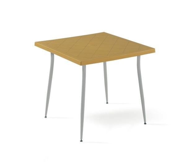 Hardal 4 Kişilik 80x80 cm Dış Mekan Bahçe Masa Sandalye Takımı