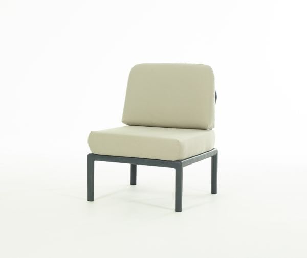 Antrasit Bej Minder L Köşe Sehpalı Bahçe Koltuk Takımı