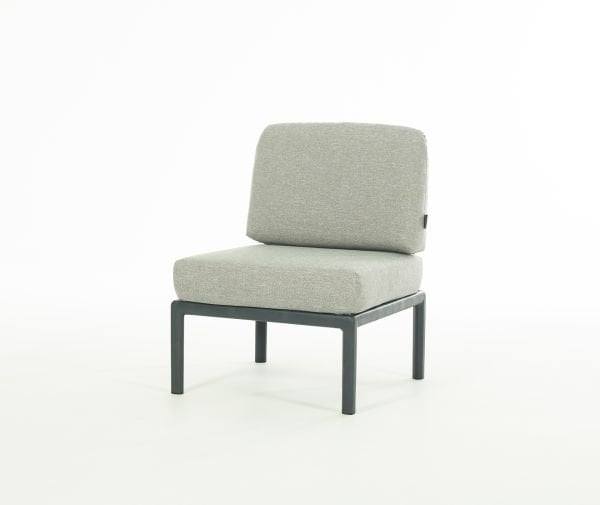 Antrasit Gri Minder L Köşe Sehpalı Bahçe Koltuğu Seti