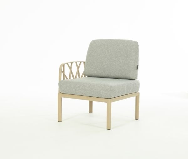 Cappucino Gri Minder L Köşe Sehpalı Bahçe Koltuk Takımı