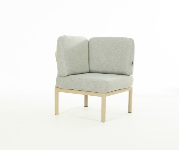 Cappucino Gri Minder L Köşe Sehpalı Bahçe Koltuk Takımı