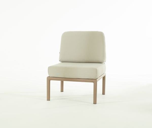 Çöl Kahve Bej Minder L Köşe Sehpalı Bahçe Koltuk Seti