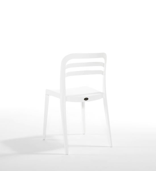Beyaz 4 Kişilik 80x80 cm Bahçe Masa Sandalye Takımı