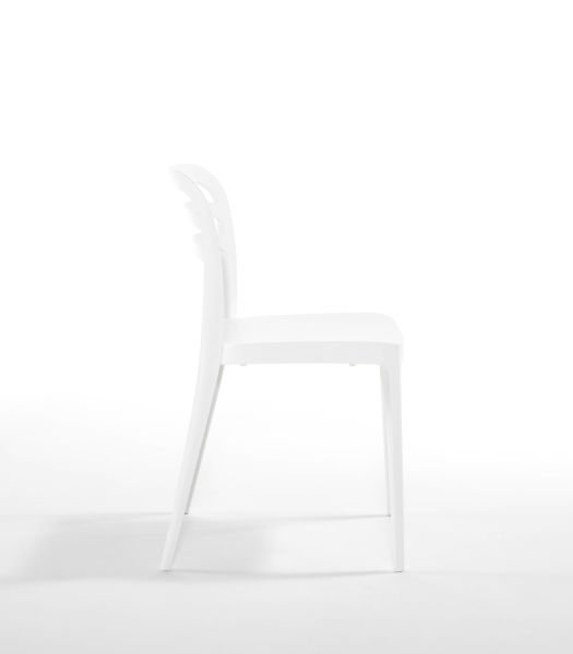 Beyaz 4 Kişilik 80x80 cm Bahçe Masa Sandalye Takımı