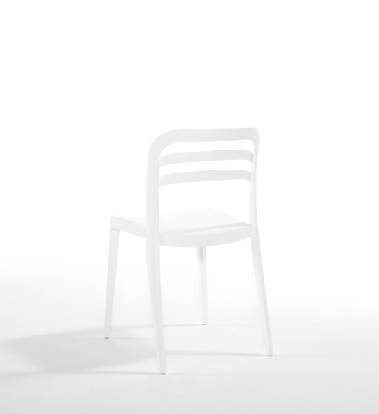 Beyaz 4 Kişilik 80x80 cm Bahçe Masa Sandalye Takımı