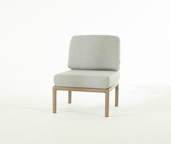 Çöl Kahve Gri Minder L Köşe Sehpalı Bahçe Koltuk Takımı