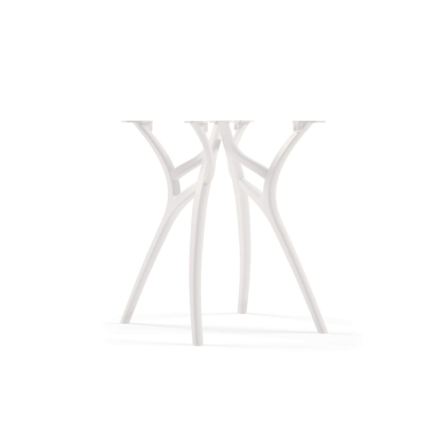 Beyaz Polipropilen Plastik İç Ve Dış Mekan Masa Ayağı