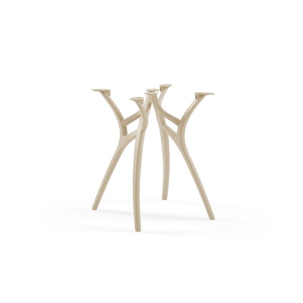 Bej Polipropilen Plastik İç Ve Dış Mekan Masa Ayağı