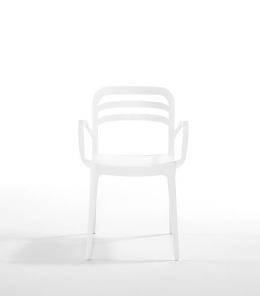 Beyaz 4 Kişilik 80x80 cm Dış Mekan Bahçe Masa Sandalye Takımı Otel Mutfak Kafe Restoran Balkon Teras Veranda Kullanımı İçin