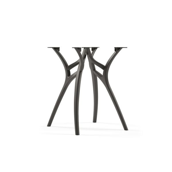 Siyah Polipropilen Plastik İç Ve Dış Mekan Masa Ayağı