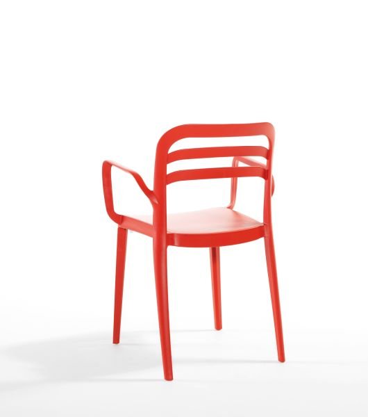 Kırmızı 4 Kişilik Bahçe Masa Sandalye Takımı 80x80 cm İç Dış Mekan Kullanımı