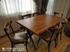 KÜTÜK MASA SANDALYE TAKIMI