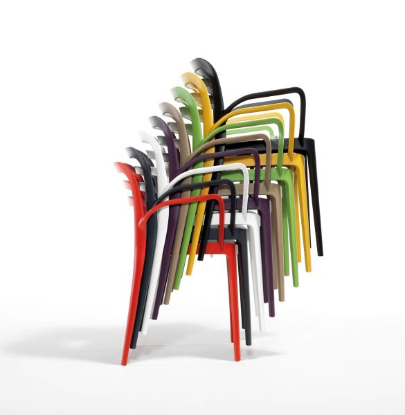 Hardal Renkli Dış Mekan Bahçe Masa Sandalye Takımı 4 Kişilik 80x80 cm