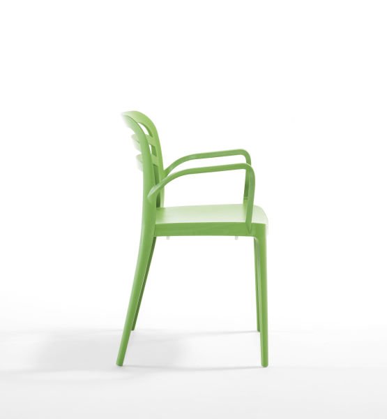 Yeşil Dış Mekan Masa Sandalye Takımı 4 Kişilik 80x80 cm