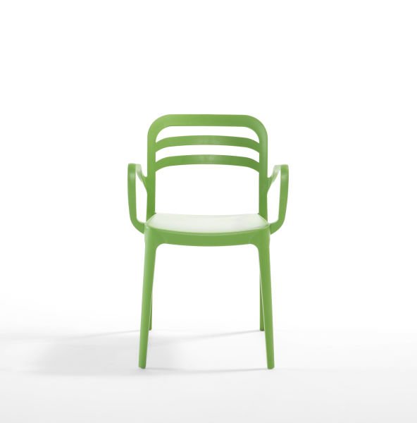 Yeşil Dış Mekan Masa Sandalye Takımı 4 Kişilik 80x80 cm