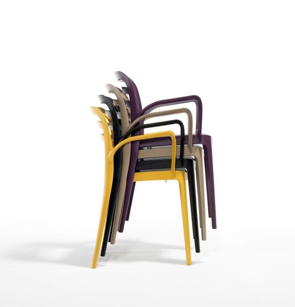 Siyah Dış Mekan Bahçe Masa Sandalye Takımı 4 Kişilik 80x80 cm Şık ve Dayanıklı Tasarım