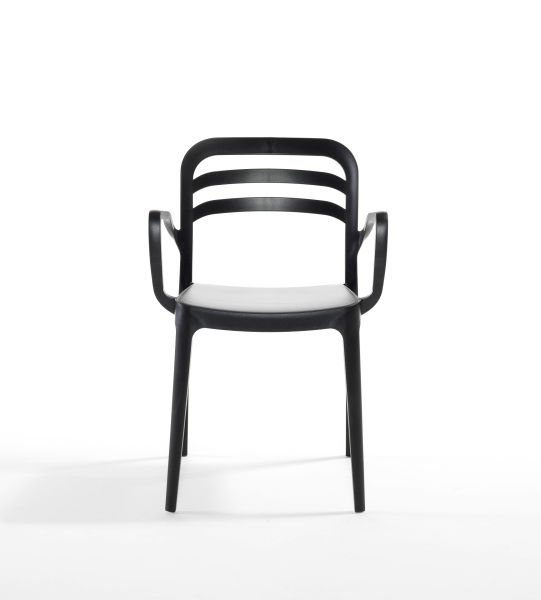 Siyah Dış Mekan Bahçe Masa Sandalye Takımı 4 Kişilik 80x80 cm Şık ve Dayanıklı Tasarım