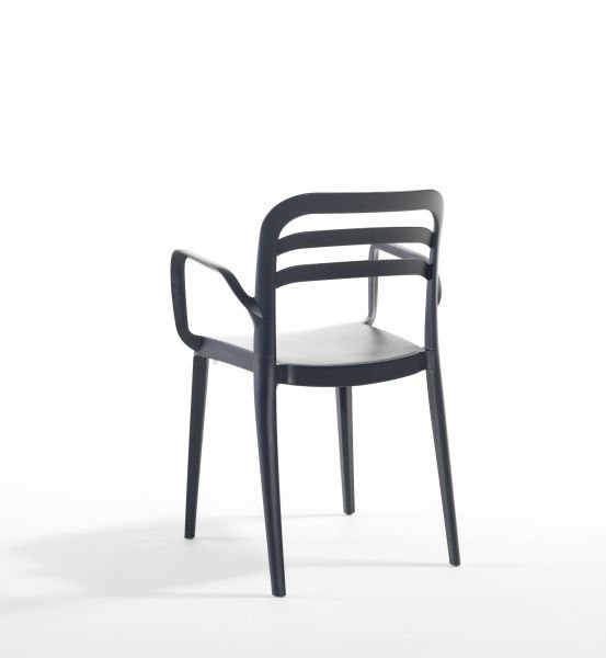 Antrasit Dış Mekan Masa Sandalye Takımı 4 Kişilik 80x80 cm