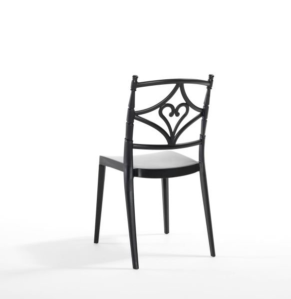 Siyah İç ve Dış Mekanlara Uygun Bahçe Sandalyesi