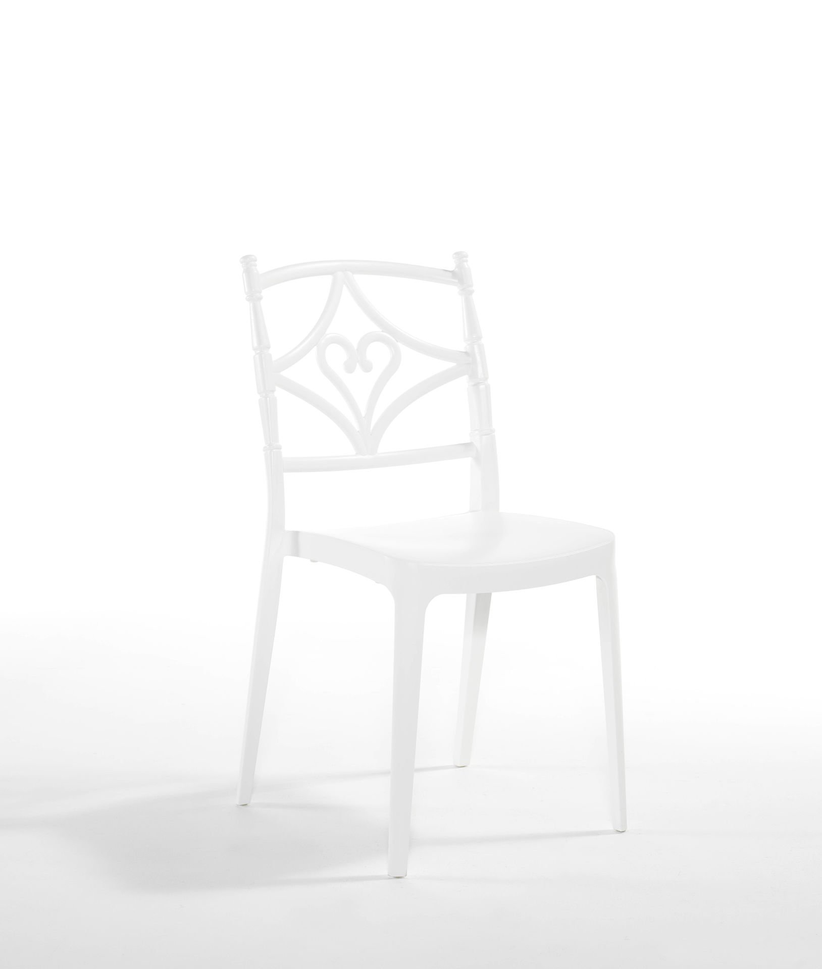 Beyaz Dış Mekan Bahçe Sandalyesi İç ve Dış Mekan Kullanımı İçin Şık ve Dayanıklı