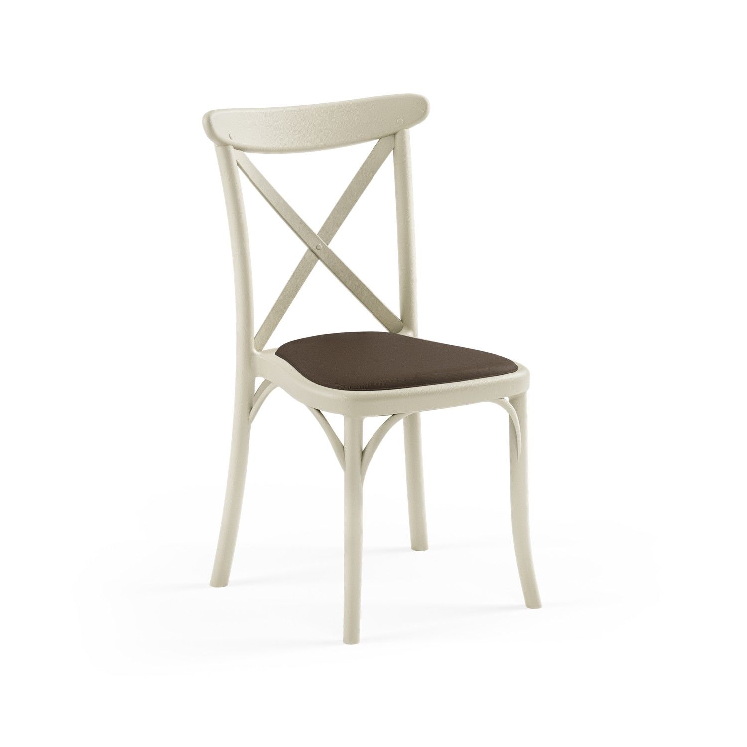 Bej Pedli Tonet Plastik Mutfak Ve Yemek Sandalyesi