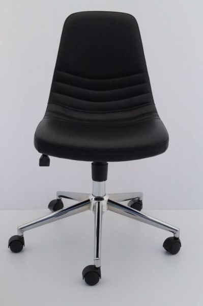 Parker Siyah Deri Rahat Ofis Çalışma Sandalyesi