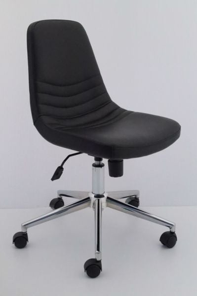 Parker Siyah Deri Rahat Ofis Çalışma Sandalyesi