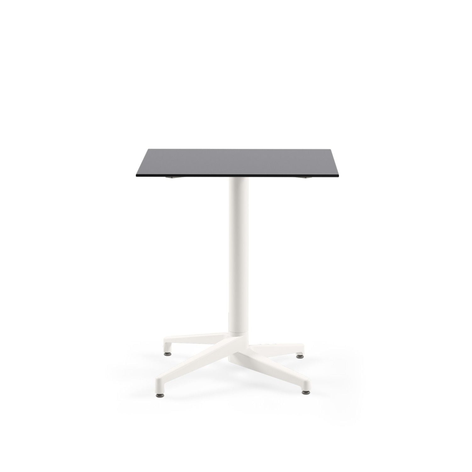 Beyaz Ayak Antrasit Paslanmaz Compact Bahçe Masası