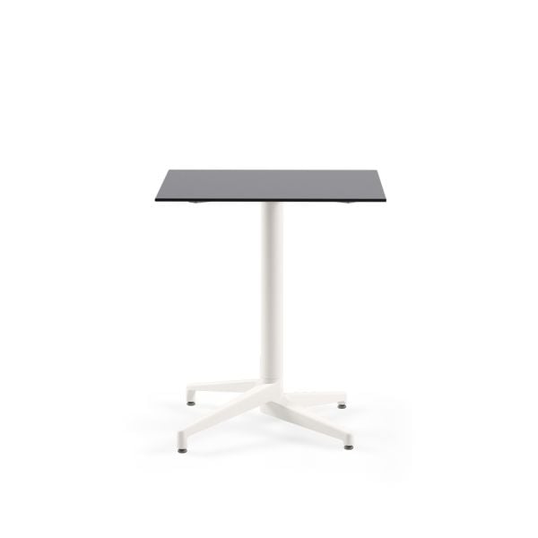Beyaz Ayak Antrasit Paslanmaz Compact Bahçe Masası